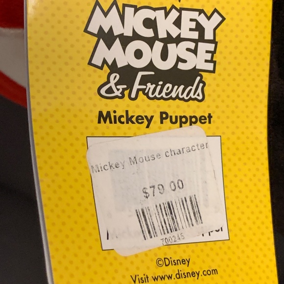 Folkmanis Discontinued Mickey Puppet - with tags! - Picture 6 of 8